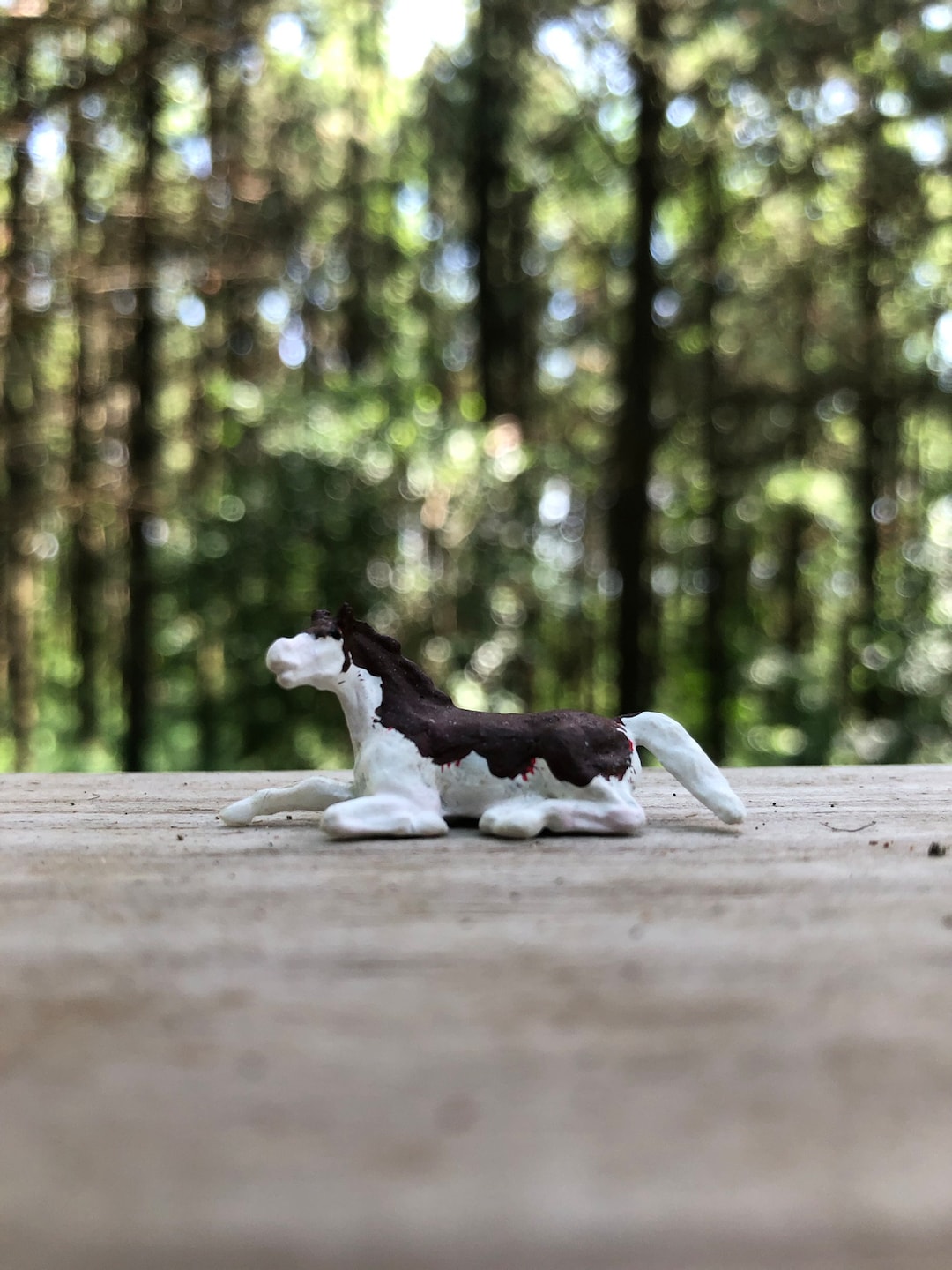 Custom Chestnut Splash Paint Horse HO Scale Etsy