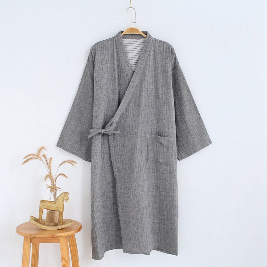 yukata men's robe