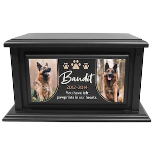 decorative cremation, biodegradable canine, contemporary artisan, remembrance sympathy, bereavement engraved, handcrafted polished, minimalist companion, protective varnished, container receptacle, capacity elegant jar, tailored durable, meaningful natural, printed in USA
