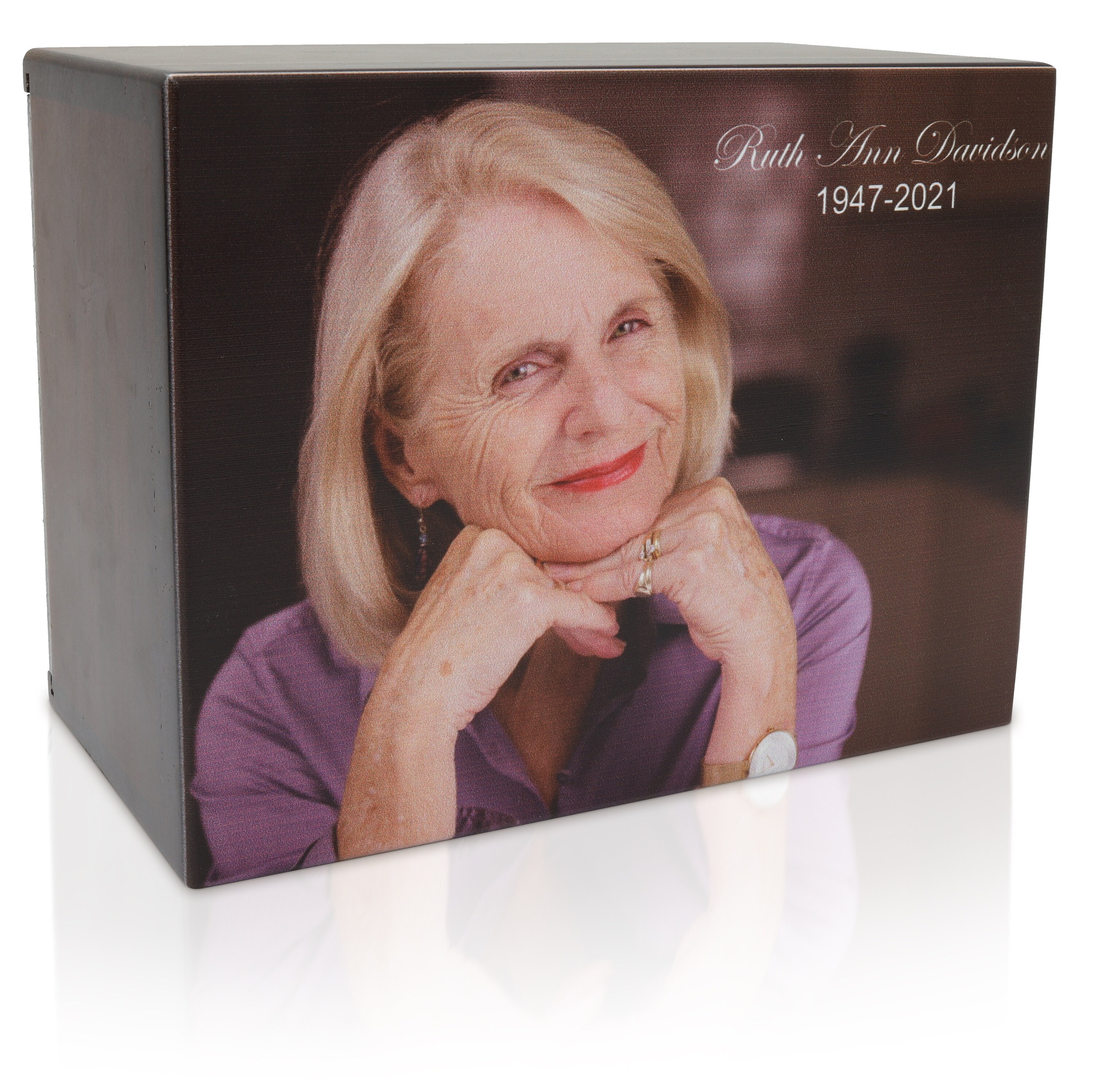 Custom UVPrinted Cremation Urn Box for Human Ashes Solid Etsy