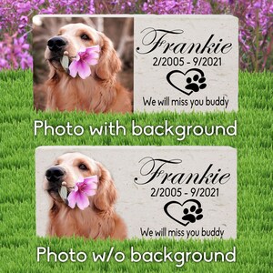 Pet Memorial Stone, Pet Tribute Memorial, Custom Pet Headstone, Outdoor Pet Marker, Pet Sympathy Gift, Pet Loss Gift, Pet Memory Keepsake, Garden Pet Marker, Pet Photo Stone, Pet Remembrance Gift, Pet Grave Marker, Dog Memorial Stone, Dog Memorial Stone