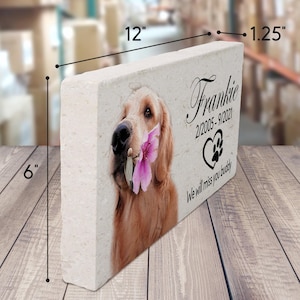 Pet Memorial Stone, Pet Tribute Memorial, Custom Pet Headstone, Outdoor Pet Marker, Pet Sympathy Gift, Pet Loss Gift, Pet Memory Keepsake, Garden Pet Marker, Pet Photo Stone, Pet Remembrance Gift, Pet Grave Marker, Dog Memorial Stone, Dog Memorial Stone