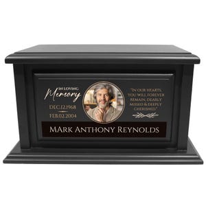 decorative wooden, modern adult wood, commemoration etched, biodegradable carved, remembrance sympathy, bereavement engraved, sustainable military, handcrafted tribute, grandparent funeral, firefighter natural, scattering companion, interment sibling, veteran afterlife