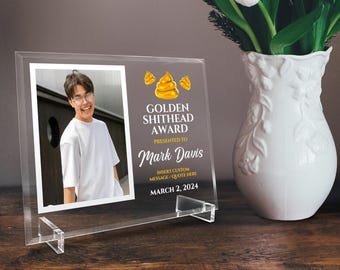 Personalized Glass Award Plaque: Custom Employee Appreciation Gift