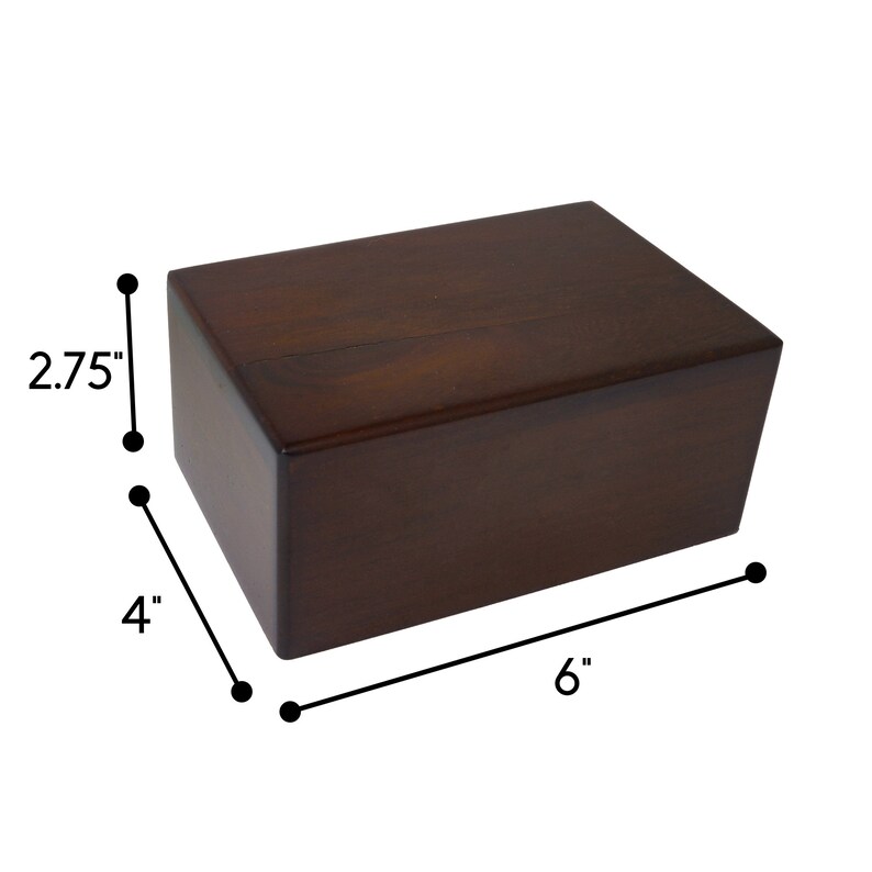 Custom Uvprinted Cremation Urn Box for Animal Ashes Solid Etsy