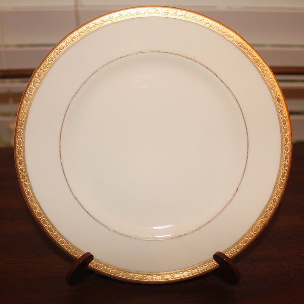 Syracuse Old Ivory Wayne China  Dessert Plates: Set of 12