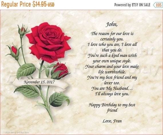 sale red rose happy birthday to my best friend art etsy