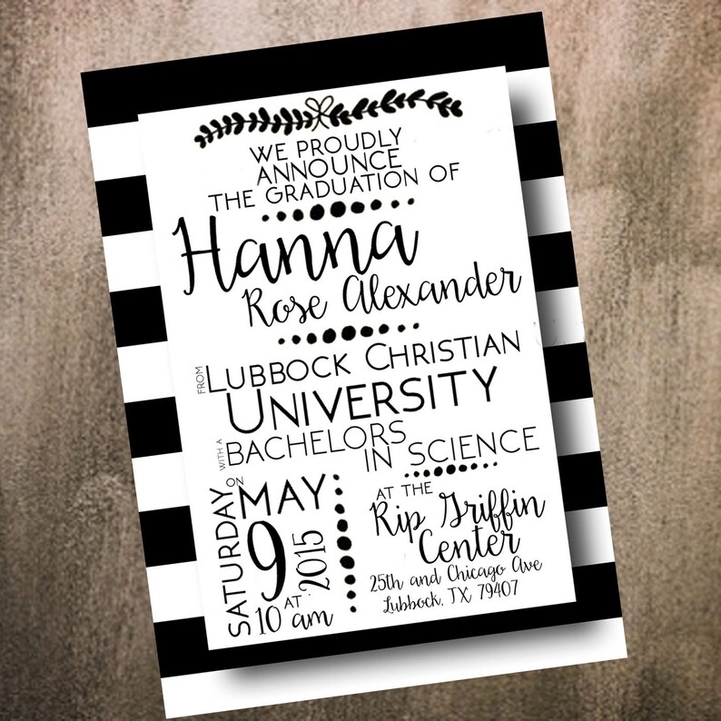 Graduation Invitation | Etsy