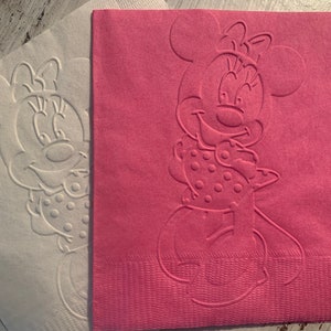 Minnie Mouse Napkins, Birthday, Baby Shower, 1st Birthday, Twodles