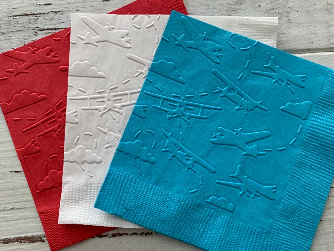 Airplane Napkins, Baby Shower, Birthday, Airplane, Plane, Time Flies, Two Fly, 1st Birthday