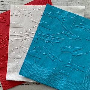 Airplane Napkins, Baby Shower, Birthday, Airplane, Plane, Time Flies, Two Fly, 1st Birthday, Travel