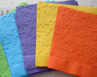 Dinosaur Napkins, Dinosaur Birthday Party, Dino Girl, First Birthday Party, Jurassic Park, Dinosaur Baby Shower, Roar, T Rex, Dino