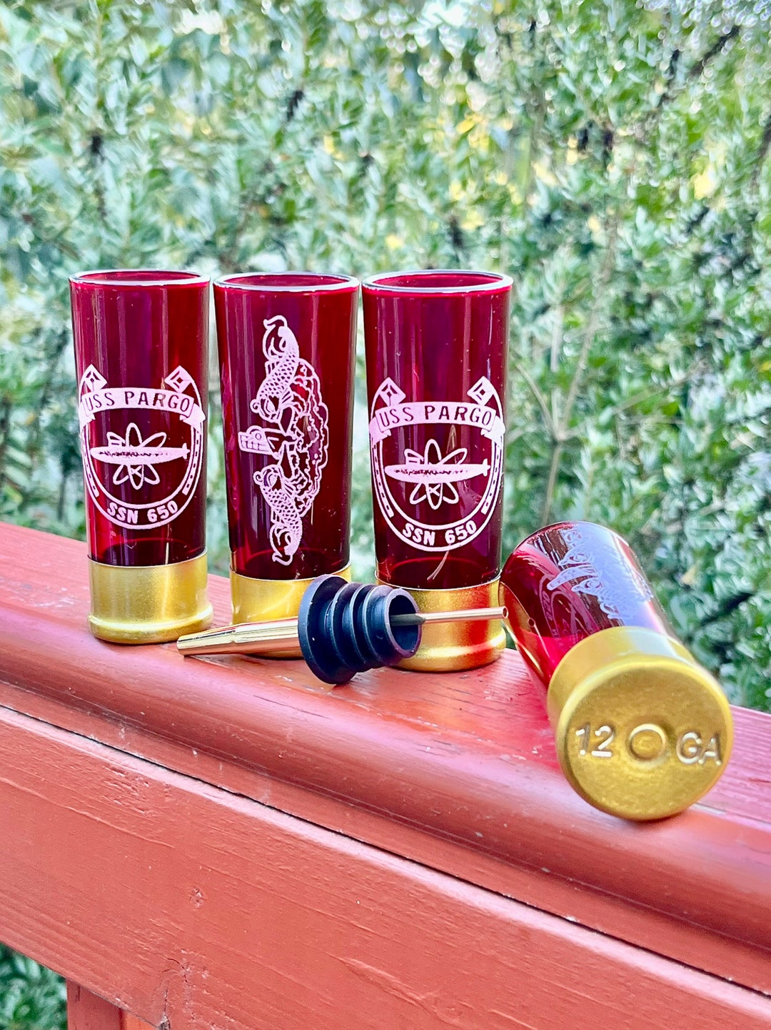 12ga. Shot Gun Shot Glasses Set Etsy