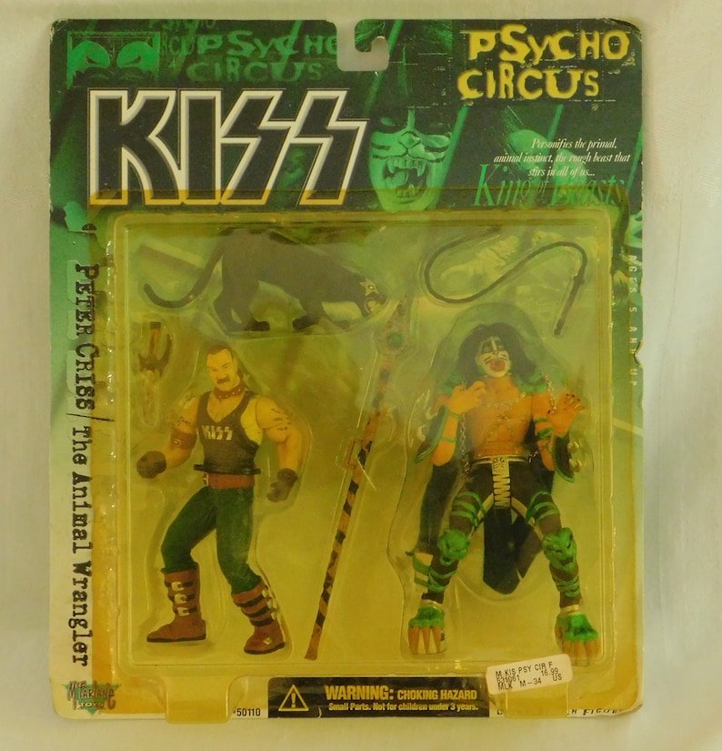 4 Vintage KISS Action Figures Psycho Circus McFarlane Sealed Etsy