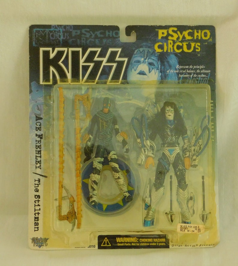 4 Vintage KISS Action Figures Psycho Circus McFarlane Sealed Etsy