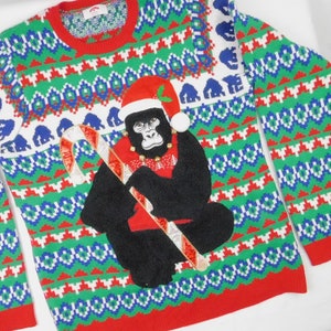 Gorilla christmas sweater 2025