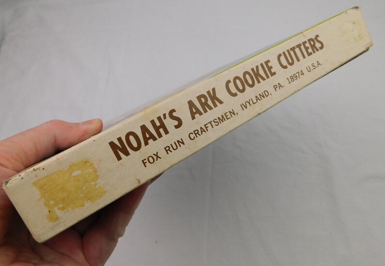 Vintage Fox Run Craftsmen Noah's Ark 6 Metal Cookie Cutter Set Original ...
