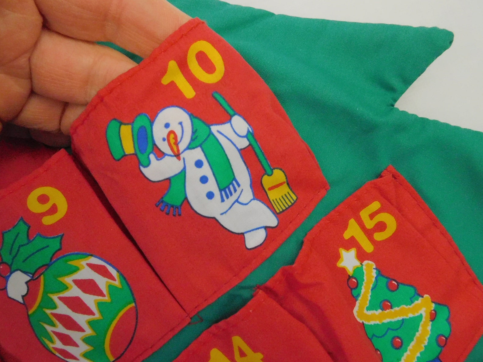 Vintage Avon Christmas Countdown Calendar With Original Santa Etsy