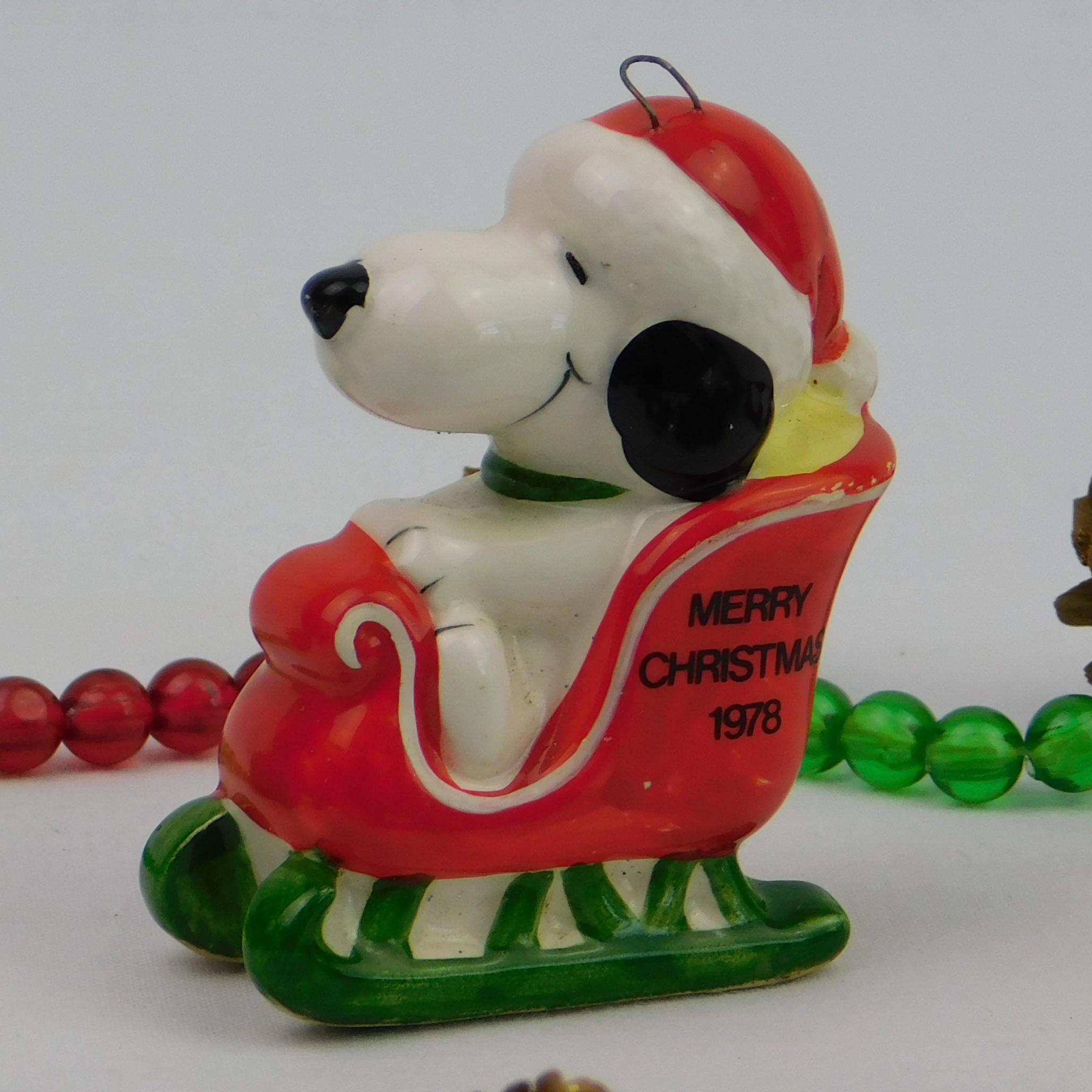 Peanuts Vintage Ceramic Ornament - Etsy