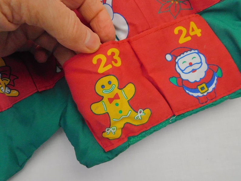 Vintage Avon Christmas Countdown Calendar With Original Santa Etsy
