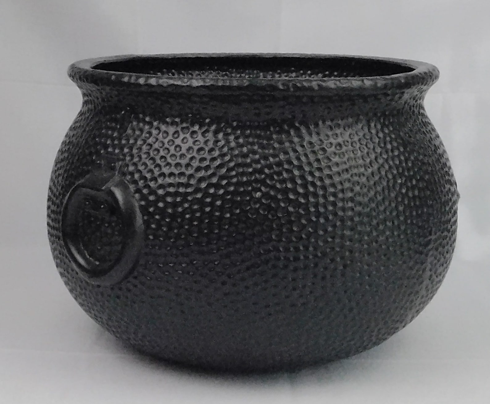 Large black cauldron blow mold for Halloween. Witches plastic Etsy