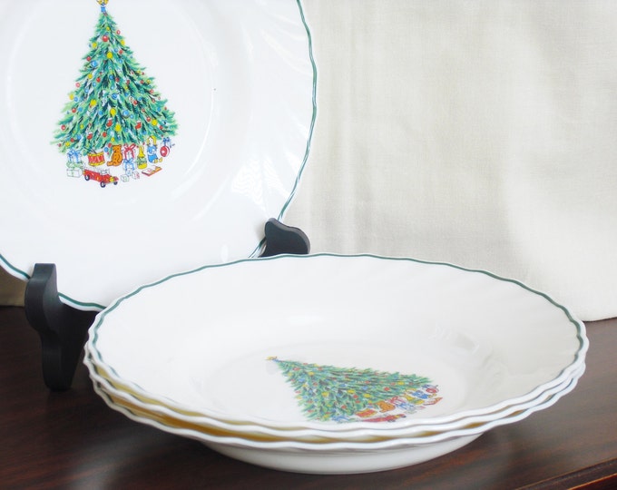 Vintage Noel Porcelle the House of Salem Set of 4 Christmas Etsy