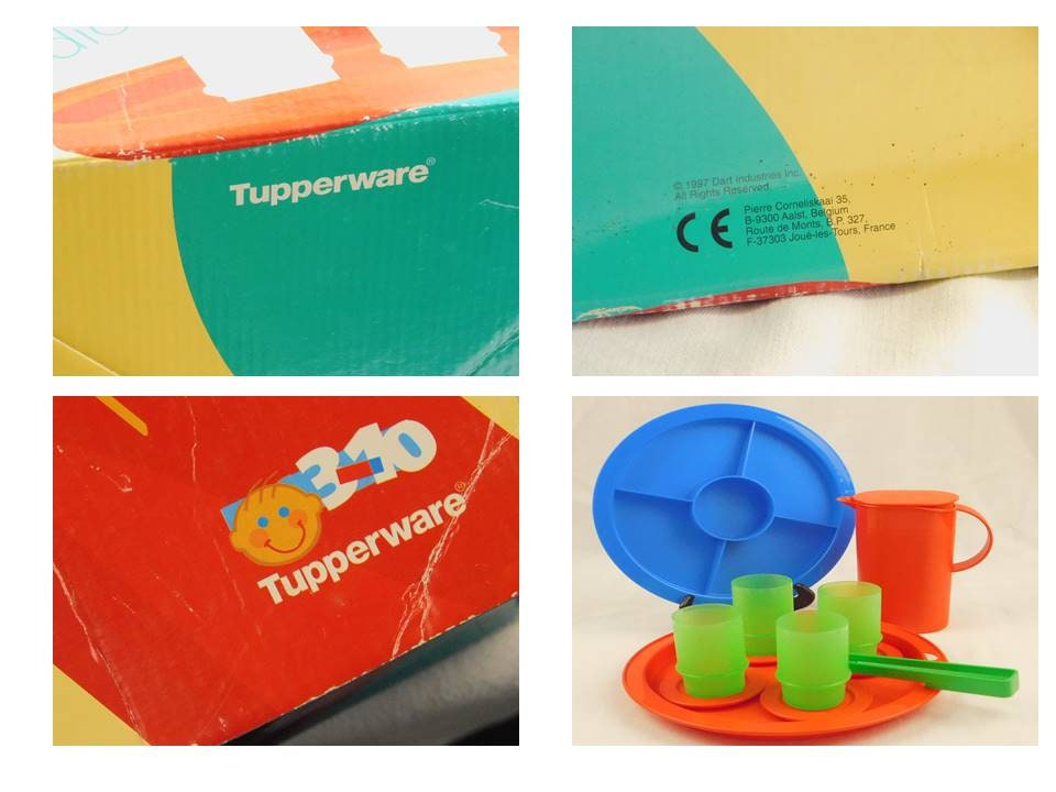 Child's Tupperware Playset. Vintage Children's Pretend Hostess Party Set.  Child Size Ages 3 and up Child Serving Set. Camping Fun for Kids. -   Finland