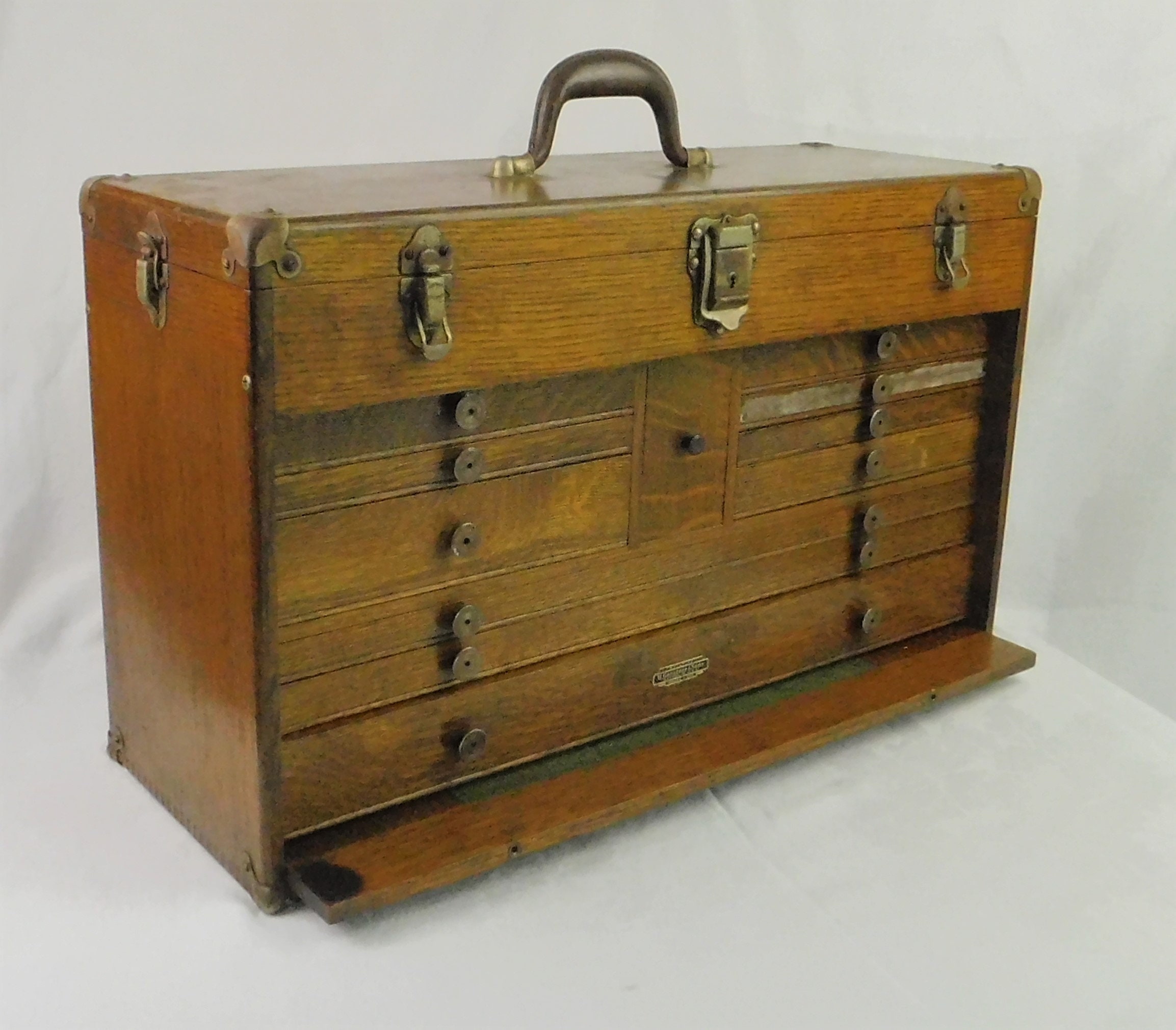 Transitional Design Online Auctions - Vintage H. Gerstner & Son Machinist  Tool Chest Box