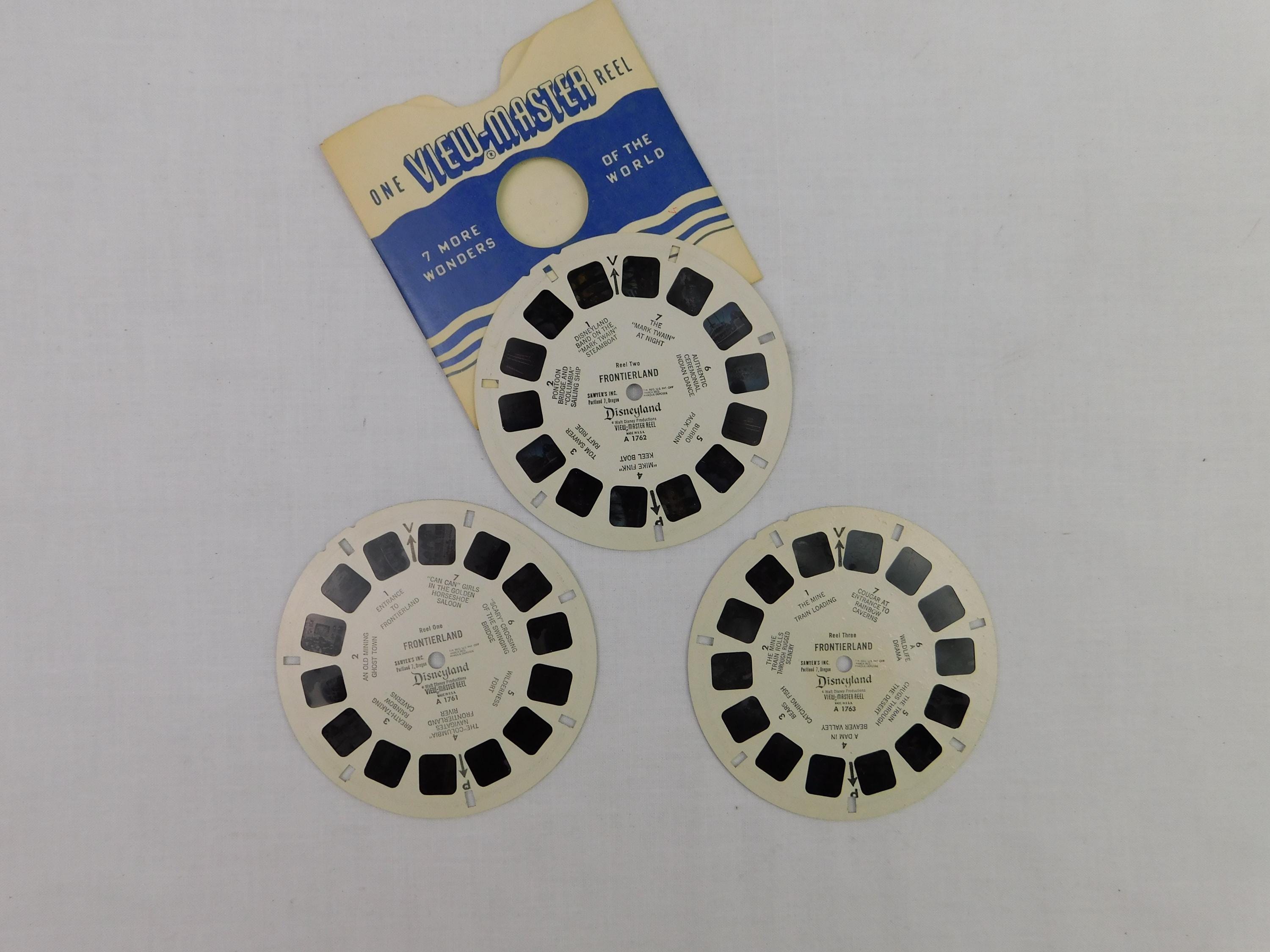 Viewmaster Reels Disneyland - Etsy