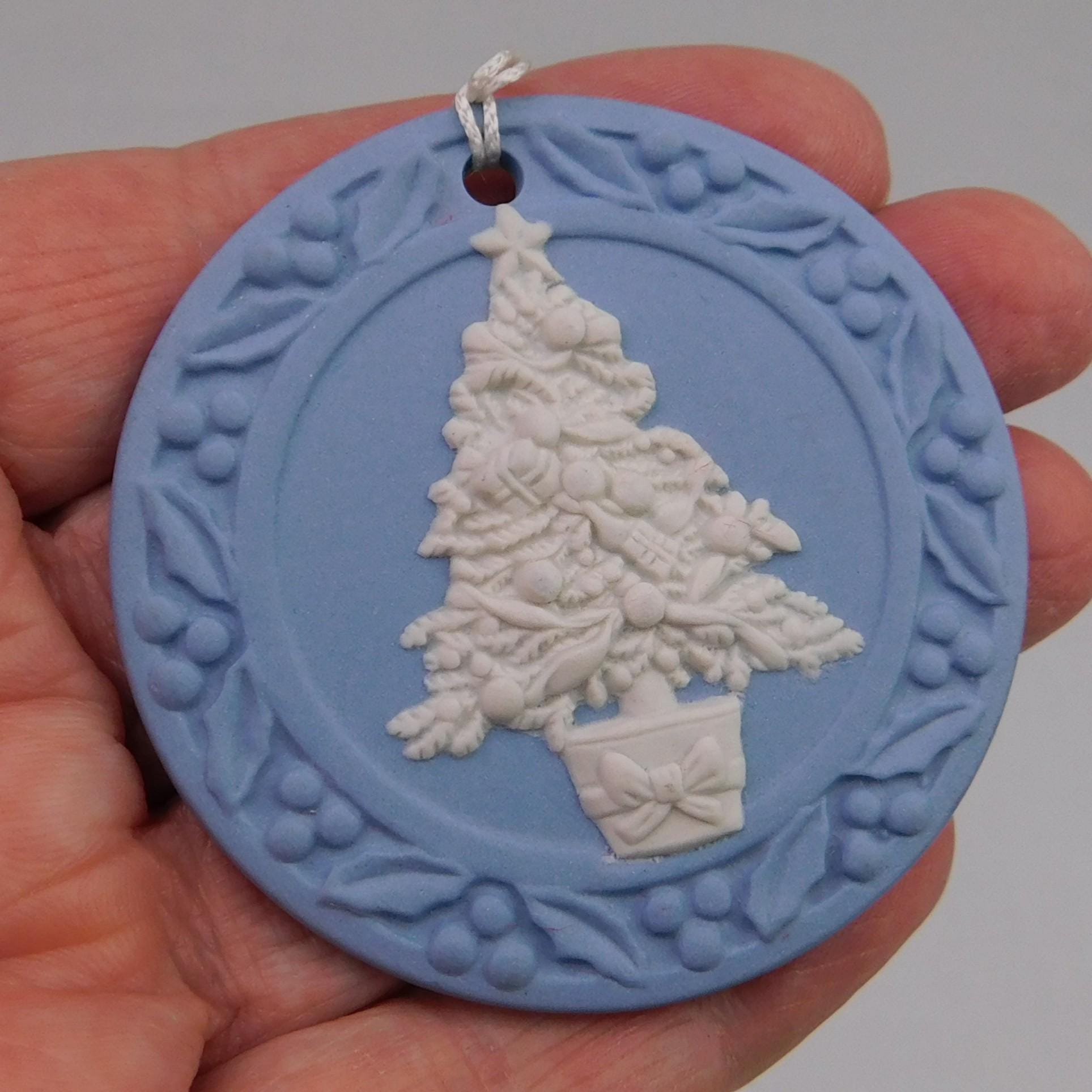 Wedgwood Jasperware Christmas Ornament Blue - Etsy