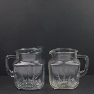 Vintage Glass Juice Pitcher - Etsy