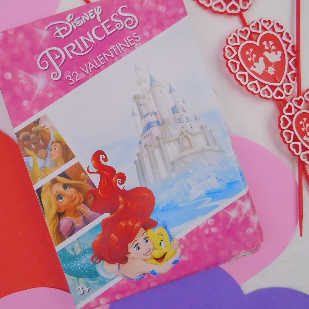 Vintage Disney Princess Valentine's Day Cards With Etsy