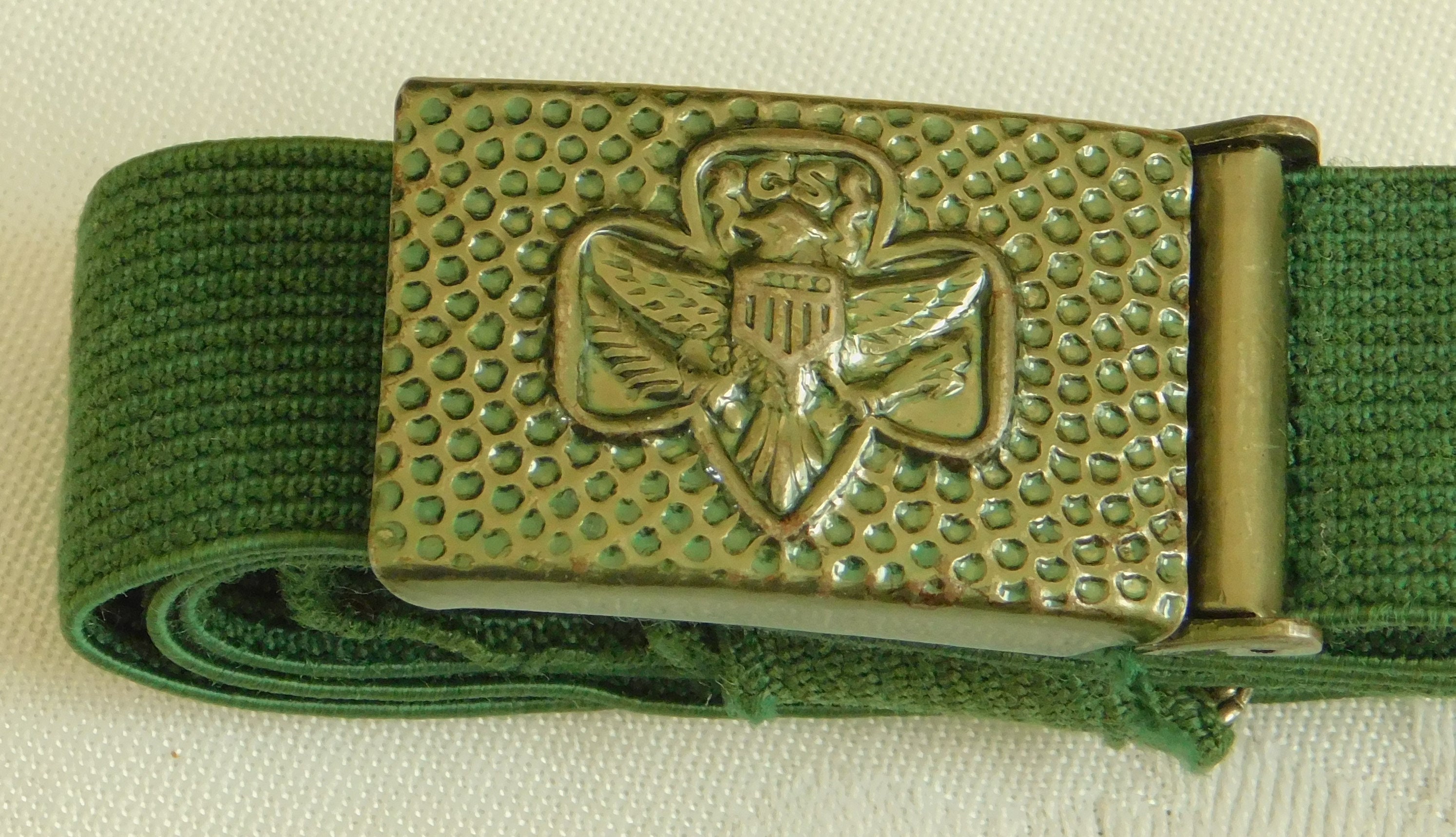 Vintage Girl Scout Belt Wallet and Elastic Belt with Trefoil Etsy