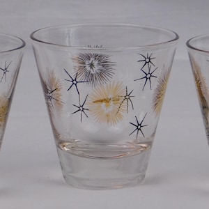 Vintage Black and Gold Glassware - Etsy