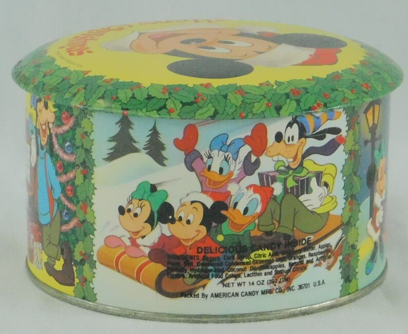 Vintage Mickey Mouse Candy Tin for Collector's From Walt Etsy