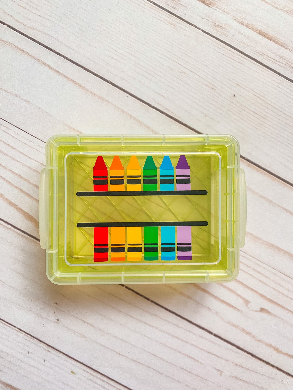 Personalized Crayon Box Crayon Box School Supplies Back | Etsy