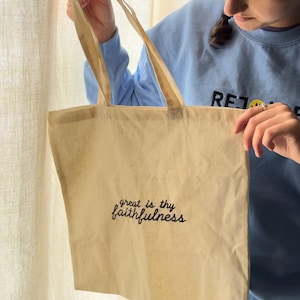 Faith Christian Tote Bag, Bible Verse Tote Bag, Christian Tote Bag, Jesus Tote Bag, Religious Tote Bag, Faith Tote Bag, Gift For Her
