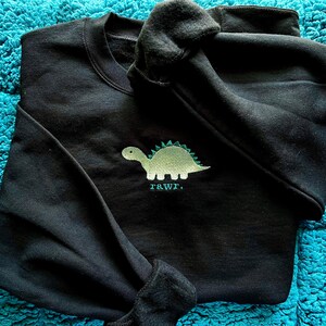 Dinosaur Sweatshirt, gift for geologist, Cute Dino sweatshirt