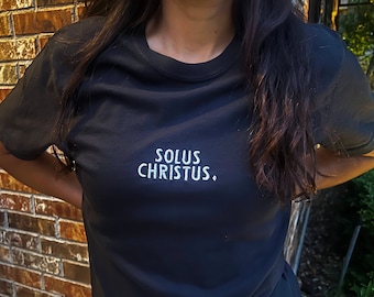 Embroidered Christian t-shirt faith shirt Jesus clothes faith based apparel gift for Christian aesthetic Bible Verse T-Shirt