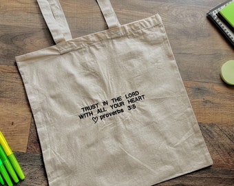 Borsa tote cristiana, borsa versetto della Bibbia, regalo delle donne cristiane, regalo cristiano, borsa tote di Gesù, borsa tote religiosa, borsa tote fede, regalo per lei