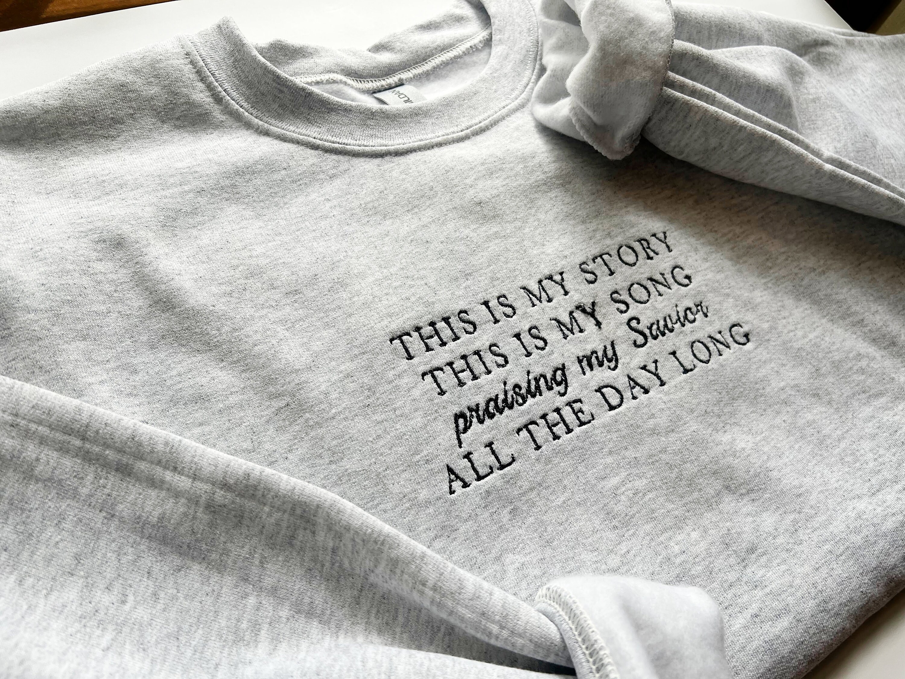This is My Story This is My Song Sweatshirt Hymn Shirt Etsy