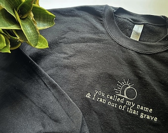 Geborduurd christelijk sweatshirt geloof sweatshirt hymne shirt aanbidding sweatshirt Jezus crewneck geloof kleding cadeau voor christelijk geloof cadeau