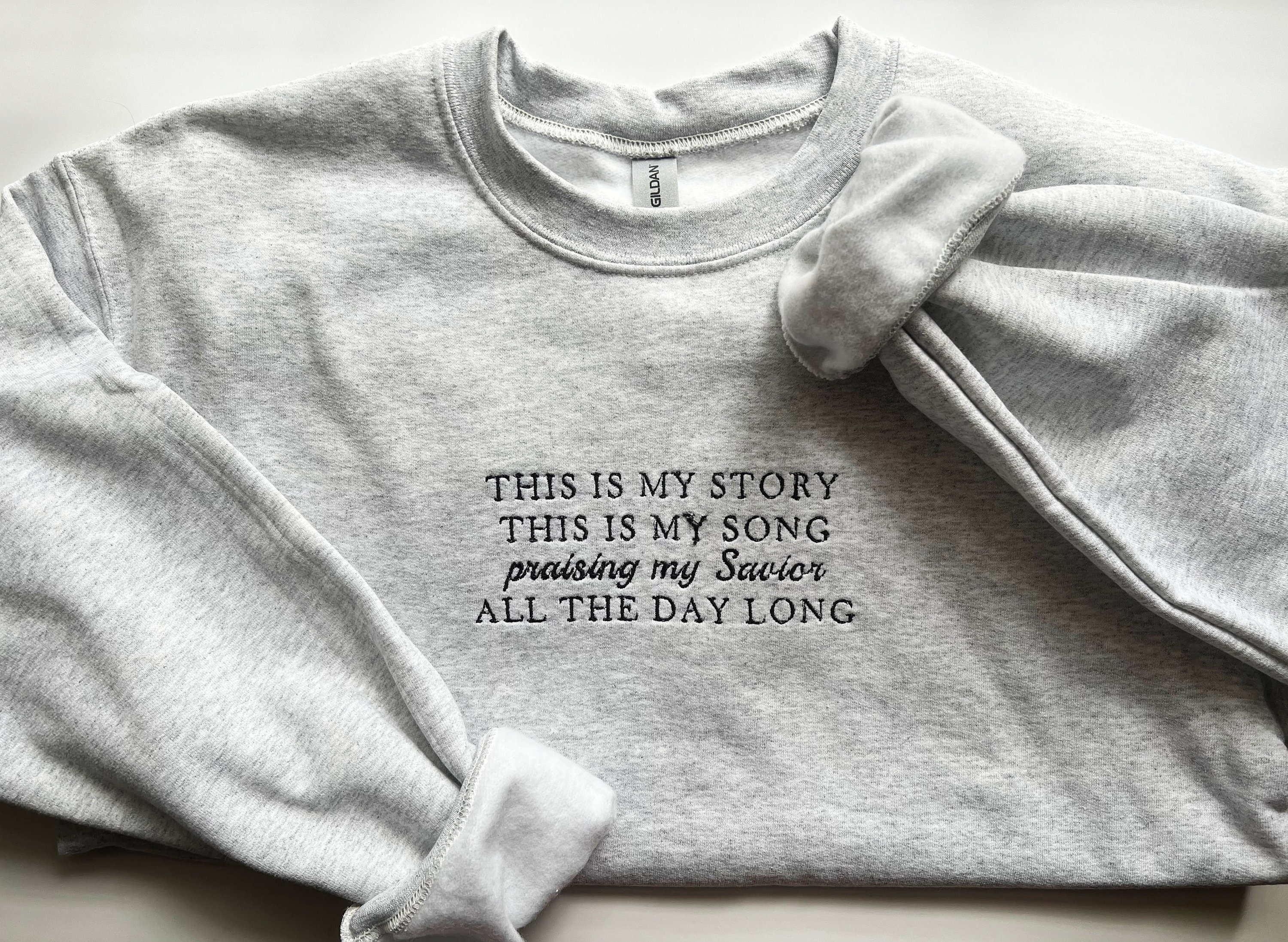 This is My Story This is My Song Sweatshirt Hymn Shirt Etsy