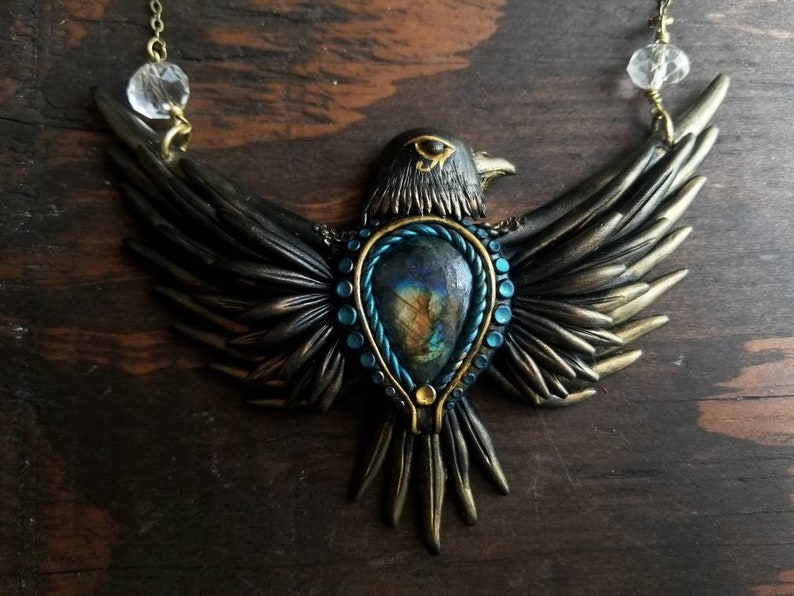 Horus God  falcon amulet