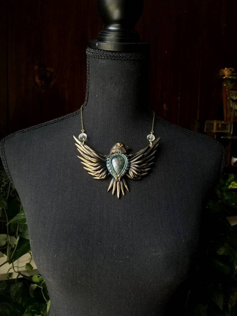 Horus God falcon amulet