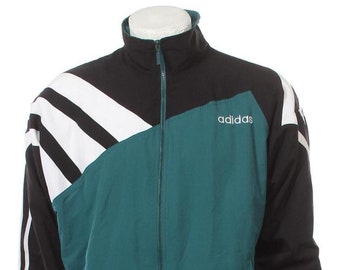Green Adidas Jacket - Etsy