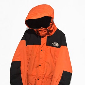 Vintage 90 s the North Face Mountain Guide Gore tex Jacket Orange