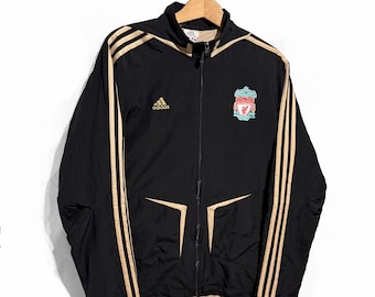 Adidas Tracksuit Top Track Jacket Liverpool FC Y2K 00s Football