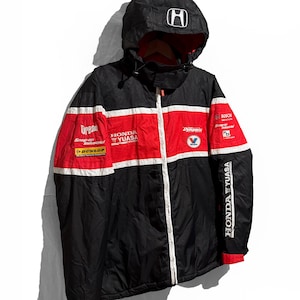 Giacca impermeabile Honda Yuasa Team Racing Dynamics Btcc Touring Cars taglia M