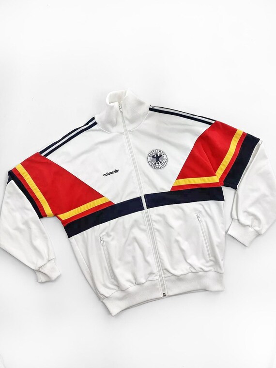 Germany 1986 1988 Track Jacket Adidas Vintage Top Deutschland Tracksuit Soccer Sz M Etsy Ireland